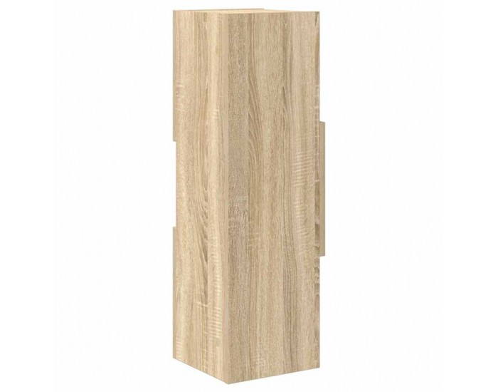 Sonata H Ъглов шкаф Бяло 25,5x25x80см Инженерно дърво