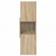 Sonata H Ъглов шкаф Бяло 25,5x25x80см Инженерно дърво