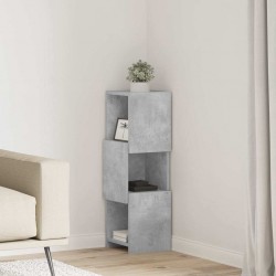 Sonata H Ъглов шкаф Бяло 25,5x25x80см Инженерно дърво - Dulapuri
