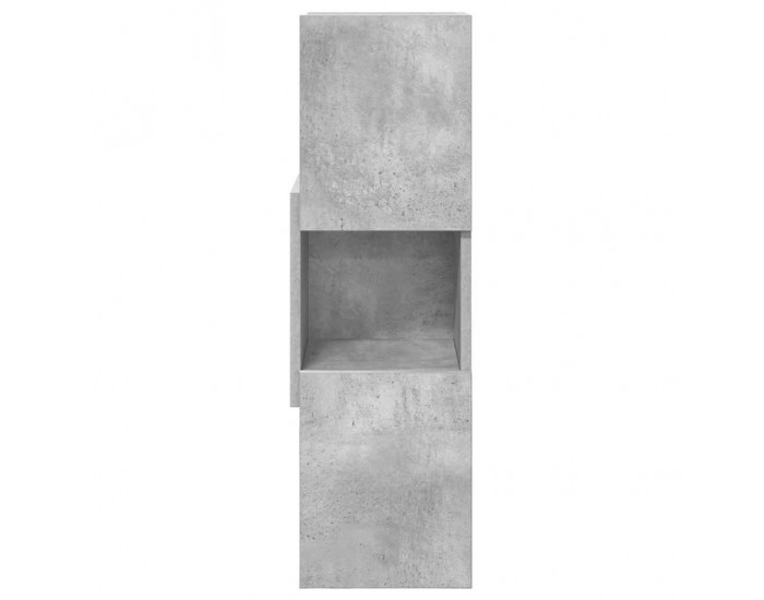 Sonata H Ъглов шкаф Бяло 25,5x25x80см Инженерно дърво