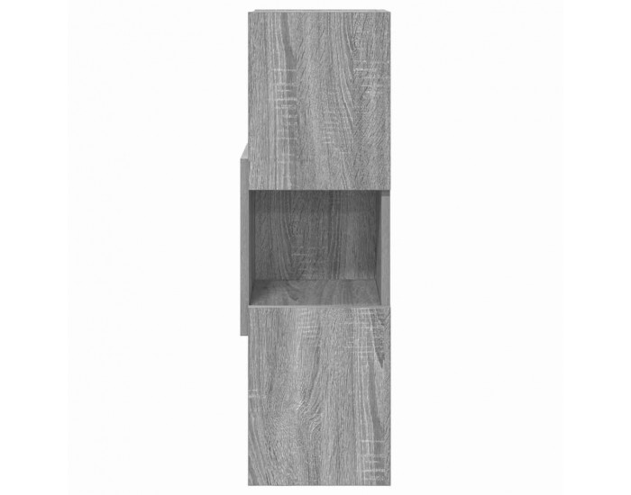 Sonata H Ъглов шкаф Бяло 25,5x25x80см Инженерно дърво