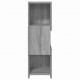 Sonata H Ъглов шкаф Бяло 25,5x25x80см Инженерно дърво