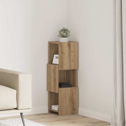 Sonata H Ъглов шкаф Бяло 25,5x25x80см Инженерно дърво - Dulapuri