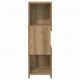 Sonata H Ъглов шкаф Бяло 25,5x25x80см Инженерно дърво