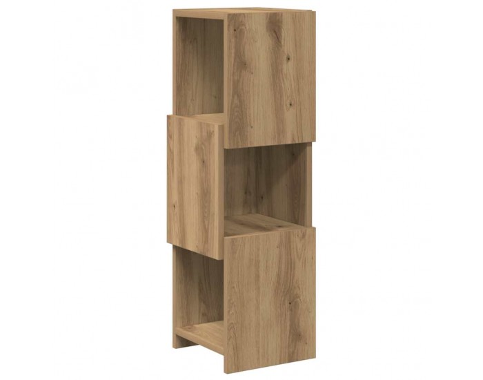 Sonata H Ъглов шкаф Бяло 25,5x25x80см Инженерно дърво