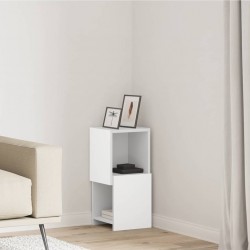 Sonata H Ъглов шкаф Бяло 25,5x25x55см Инженерно дърво - Dulapuri