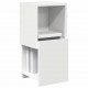 Sonata H Ъглов шкаф Бяло 25,5x25x55см Инженерно дърво
