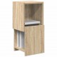 Sonata H Ъглов шкаф Бяло 25,5x25x55см Инженерно дърво