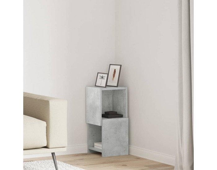 Sonata H Ъглов шкаф Бяло 25,5x25x55см Инженерно дърво