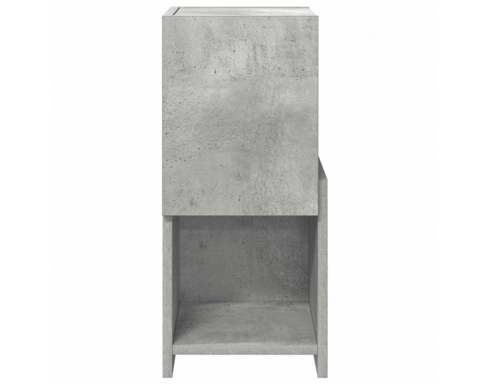Sonata H Ъглов шкаф Бяло 25,5x25x55см Инженерно дърво