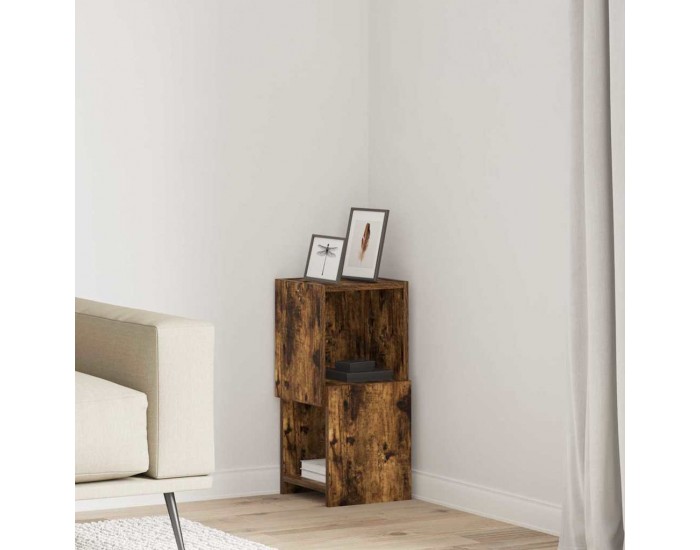 Sonata H Ъглов шкаф Бяло 25,5x25x55см Инженерно дърво
