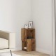 Sonata H Ъглов шкаф Бяло 25,5x25x55см Инженерно дърво