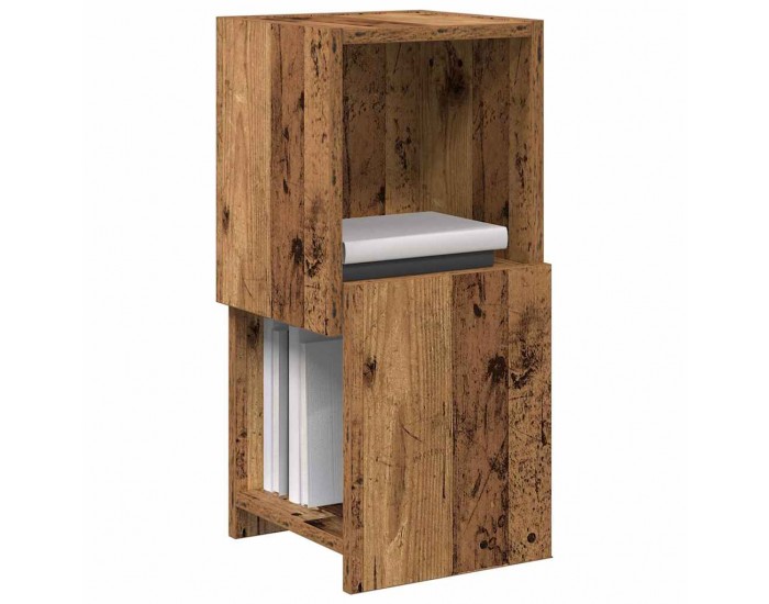 Sonata H Ъглов шкаф Бяло 25,5x25x55см Инженерно дърво