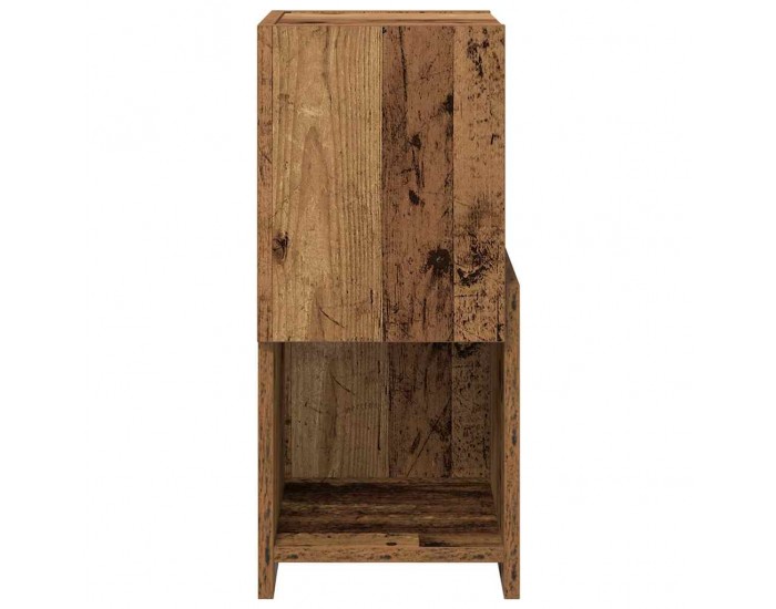 Sonata H Ъглов шкаф Бяло 25,5x25x55см Инженерно дърво