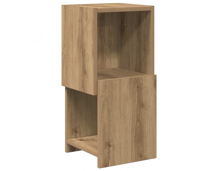 Sonata H Ъглов шкаф Бяло 25,5x25x55см Инженерно дърво