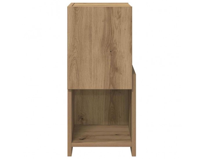 Sonata H Ъглов шкаф Бяло 25,5x25x55см Инженерно дърво