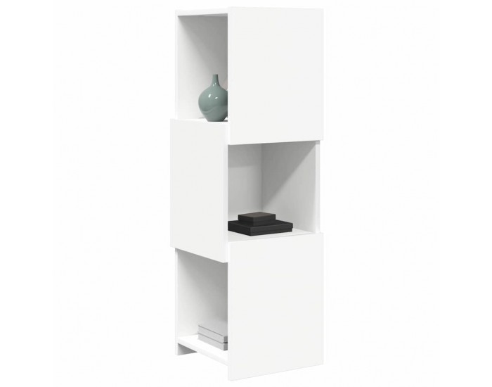 Sonata H Ъглов шкаф Бяло 30,5x30x95см Инженерно дърво