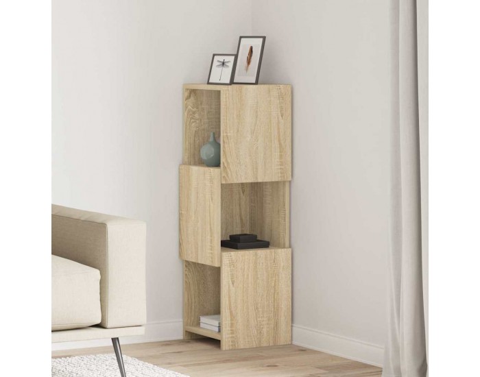 Sonata H Ъглов шкаф Бяло 30,5x30x95см Инженерно дърво