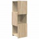 Sonata H Ъглов шкаф Бяло 30,5x30x95см Инженерно дърво