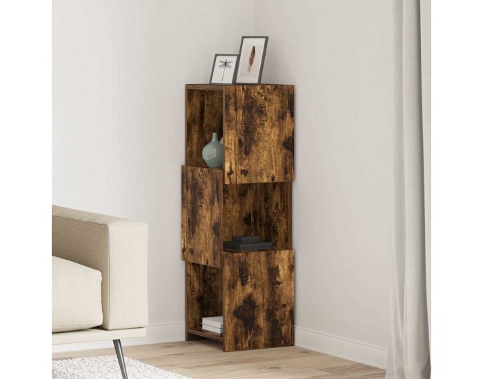 Sonata H Ъглов шкаф Бяло 30,5x30x95см Инженерно дърво