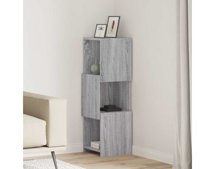 Sonata H Ъглов шкаф Бяло 30,5x30x95см Инженерно дърво