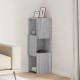 Sonata H Ъглов шкаф Бяло 30,5x30x95см Инженерно дърво