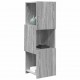 Sonata H Ъглов шкаф Бяло 30,5x30x95см Инженерно дърво