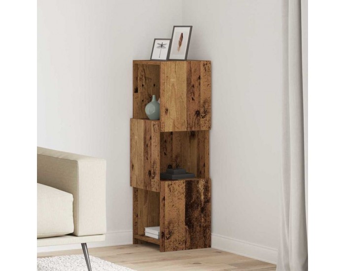 Sonata H Ъглов шкаф Бяло 30,5x30x95см Инженерно дърво