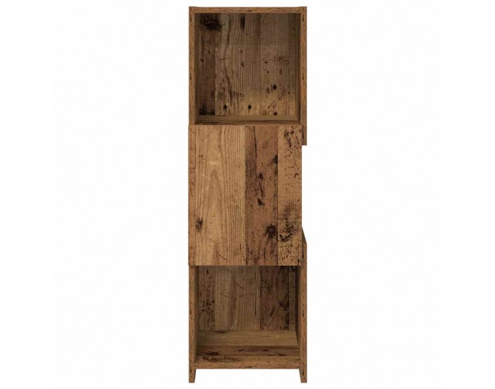 Sonata H Ъглов шкаф Бяло 30,5x30x95см Инженерно дърво