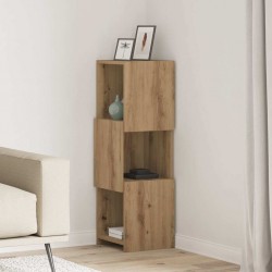 Sonata H Ъглов шкаф Бяло 30,5x30x95см Инженерно дърво - Dulapuri