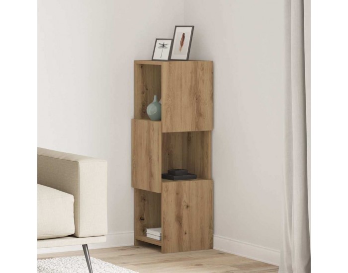 Sonata H Ъглов шкаф Бяло 30,5x30x95см Инженерно дърво