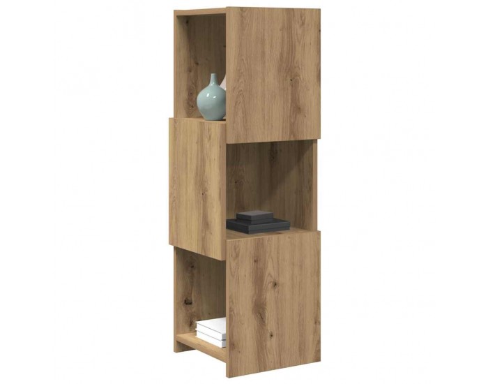 Sonata H Ъглов шкаф Бяло 30,5x30x95см Инженерно дърво