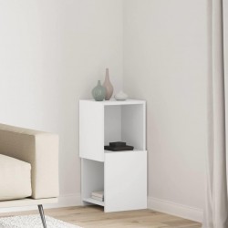 Sonata H Ъглов шкаф Бяло 30,5x30x65см Инженерно дърво - Dulapuri