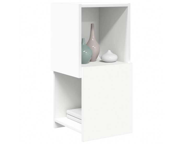 Sonata H Ъглов шкаф Бяло 30,5x30x65см Инженерно дърво