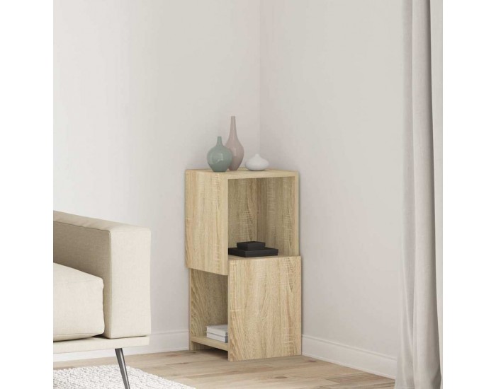 Sonata H Ъглов шкаф Бяло 30,5x30x65см Инженерно дърво