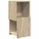 Sonata H Ъглов шкаф Бяло 30,5x30x65см Инженерно дърво