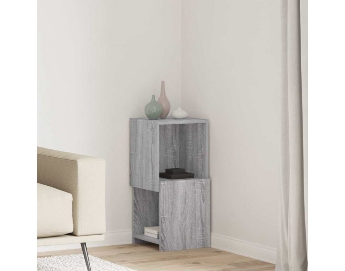 Sonata H Ъглов шкаф Бяло 30,5x30x65см Инженерно дърво
