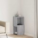 Sonata H Ъглов шкаф Бяло 30,5x30x65см Инженерно дърво