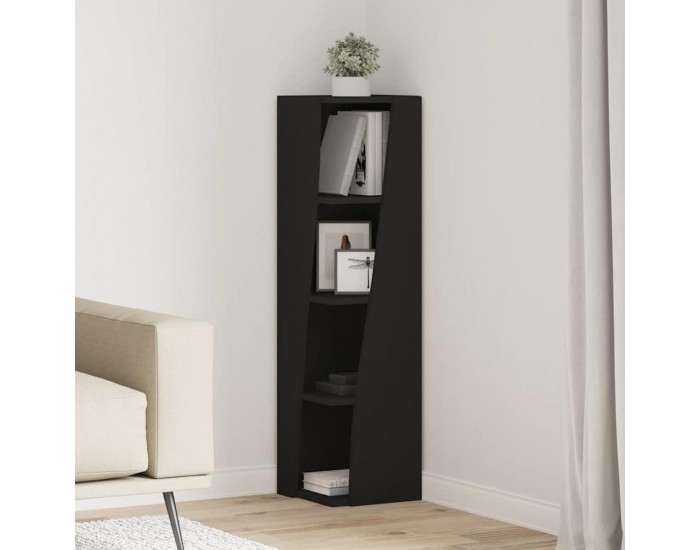 Sonata H Ъглов шкаф Бяло 27,5x27x102см Инженерно дърво