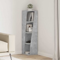 Sonata H Ъглов шкаф Бяло 27,5x27x102см Инженерно дърво - Dulapuri