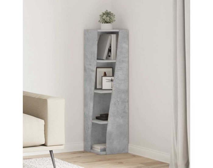Sonata H Ъглов шкаф Бяло 27,5x27x102см Инженерно дърво