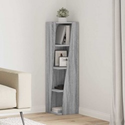 Sonata H Ъглов шкаф Бяло 27,5x27x102см Инженерно дърво - Dulapuri