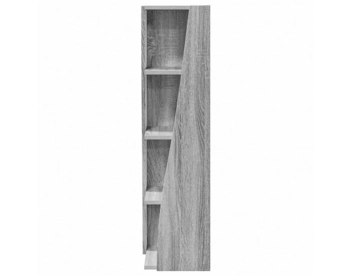 Sonata H Ъглов шкаф Бяло 27,5x27x102см Инженерно дърво