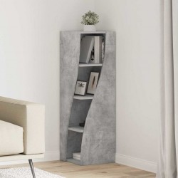 Sonata H Ъглов шкаф Бяло 32x32x102см Инженерно дърво - Dulapuri
