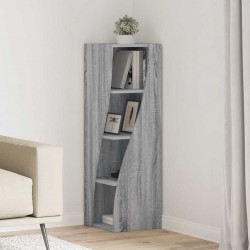 Sonata H Ъглов шкаф Бяло 32x32x102см Инженерно дърво - Dulapuri