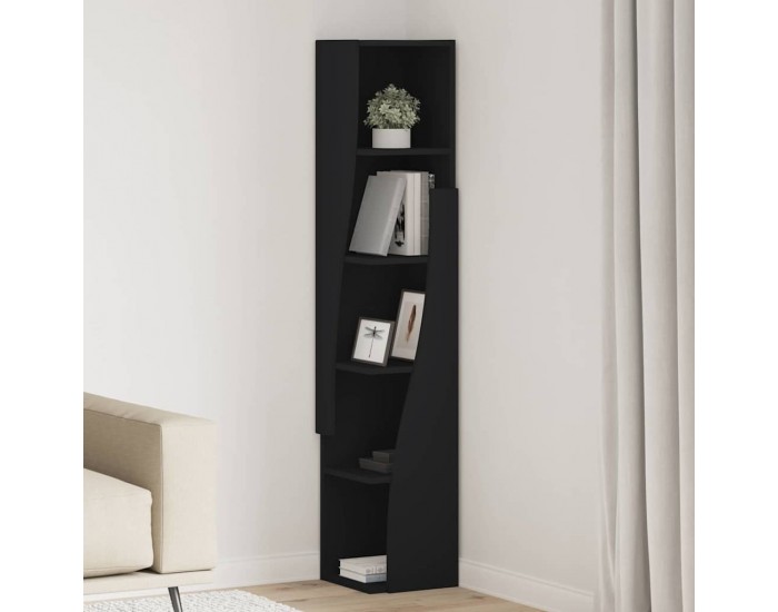 Sonata H Ъглов шкаф Бяло 27,5x27x140см Инженерно дърво