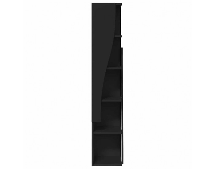 Sonata H Ъглов шкаф Бяло 27,5x27x140см Инженерно дърво