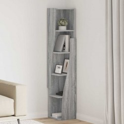 Sonata H Ъглов шкаф Бяло 27,5x27x140см Инженерно дърво - Dulapuri