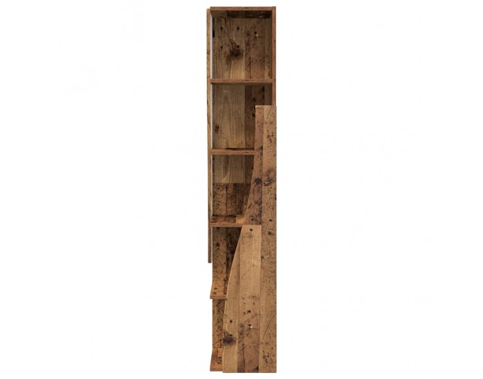Sonata H Ъглов шкаф Бяло 27,5x27x140см Инженерно дърво