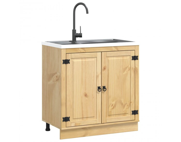 Sonata H За шкафове с врата Меден 80 x 46 x 81,5 см Солидно борово дърво